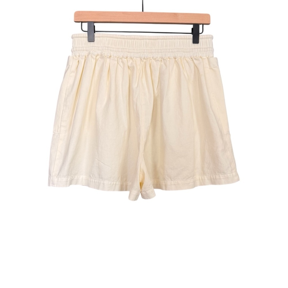 NWOT Free People Cream Drawstring Shorts - Picture 2 of 6